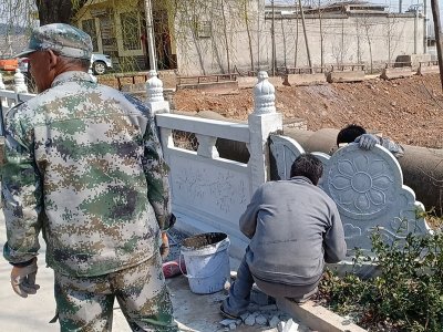 平邑孔莊鎮石欄桿安裝